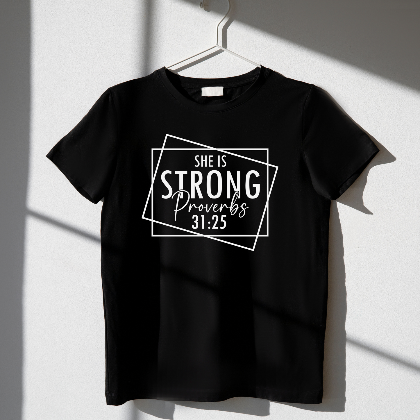 She Is Strong Christian tee